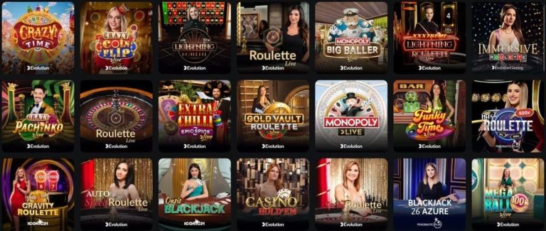 Nixbet Casino jeux live